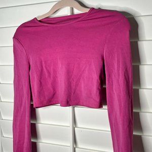 Hot Pink Crop Top